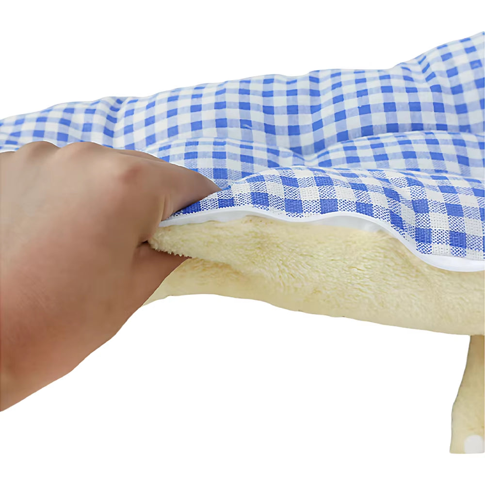 Winter Insulated Cat House - Enclosed Bed with Removable Arctic Fleece Mat and Self-Heating Technology, Waterproof Dog/Cat Bed