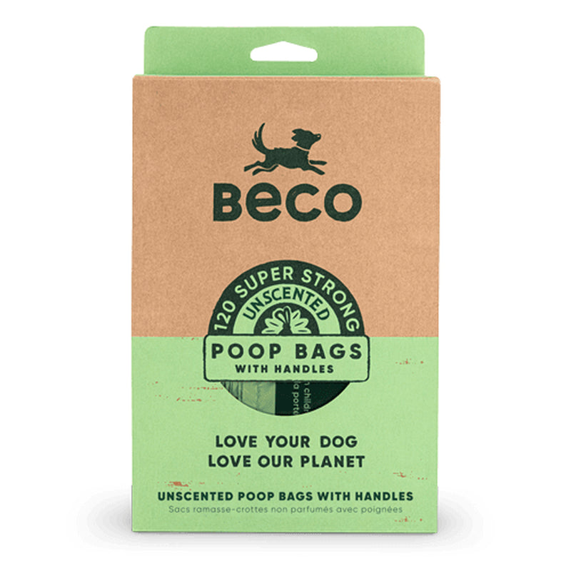 Beco Dog Poop Bags Poo Waste Sacks Unscented Degradable Strong Big Leak Proof